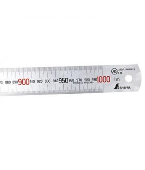THƯỚC LÁ INOX SHINWA 1M 14044
