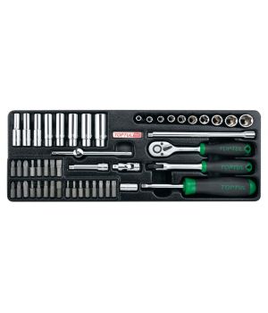 BỘ TUÝP 1/4 INCH 50 CHI TIẾT TOPTUL GCAT5003