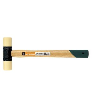 BÚA HAI ĐẦU NHỰA CÁN GỖ VESSEL 31MM