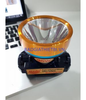 ĐÈN PIN ĐỘI ĐẦU SIÊU SÁNG AKS-360 35W