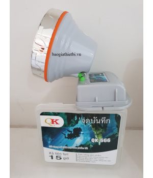 ĐÈN PIN ĐỘI ĐẦU CHỐNG NƯỚC QK-666