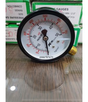 ĐỒNG HỒ ĐO ÁP SUẤT KK GAUGES MẶT 63 50KG