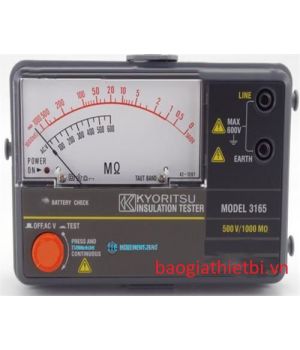 ĐỒNG HỒ ĐO ĐIỆN TRỞ CÁCH ĐIỆN KYORITSU 3165