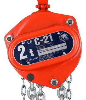 PÁ LĂNG XÍCH KÉO TAY ELEPHANT C21 2 TẤN 5 MÉT CHÍNH HÃNG