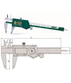 THƯỚC CẶP ĐIỆN TỬ INSIZE 1108-300 300MM