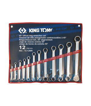 BỘ CỜ LÊ 2 ĐẦU VÒNG 12 CHI TIẾT KINGOTNY 1C12MR (6-32MM)