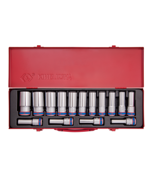 BỘ ĐẦU KHẨU 15 CHI TIẾT 1/2 INCH KINGTONY 4215MR 10-32MM