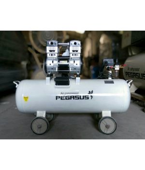 MÁY NÉN KHÍ KHÔNG DẦU GIẢM ÂM PEGASUS TM-OF550*2-70L
