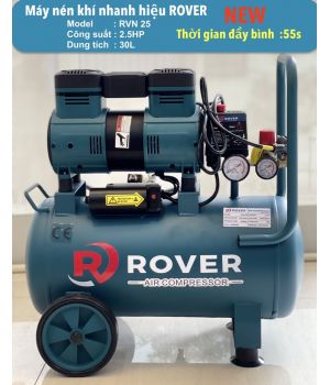 MÁY NÉN KHÍ KHÔNG DẦU TUA NHANH 30 LÍT ROVER RVN 25