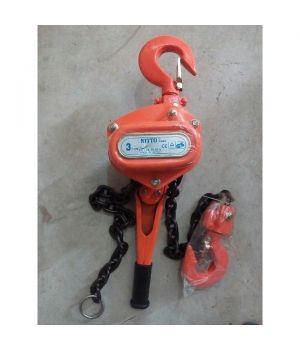 PA LĂNG XÍCH LẮC TAY NITTO 3 TẤN 1.5M