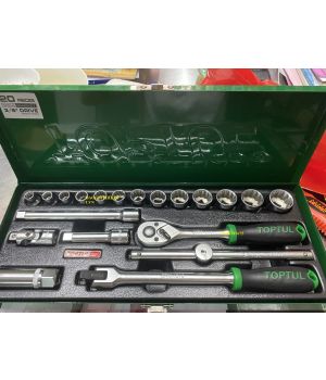 BỘ TUÝP BÔNG 3/8 INCH TOPTUL GCAD2007