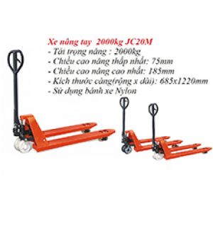 XE NÂNG TAY CỤC THỦY LỰC TRÒN - BÁNH ĐÔI 20M (2 tấn)