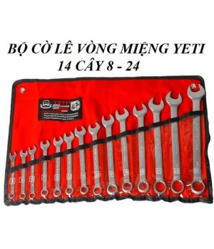 BỘ CỜ LÊ VÒNG MIỆNG 14 CÁI YETI 8-22MM