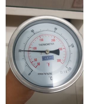 ĐỒNG HỒ ĐO NHIỆT ĐỘ YAMAKI  MẠT 100 THANG ĐO 150 ĐỘ C