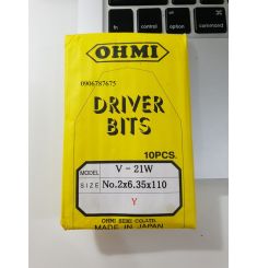 MŨI VÍT 2 ĐẦU OHMI NHẬT BÀN V-21W 110MM